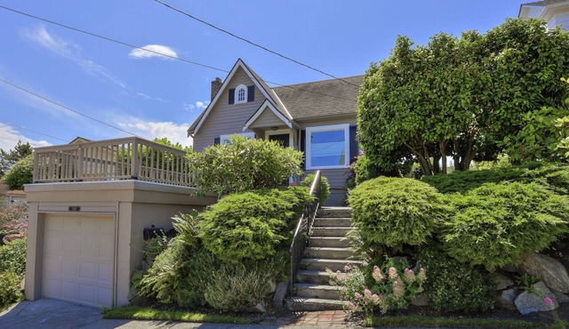 Tudor Style Home in Relaxed Magnolia Neighborhood