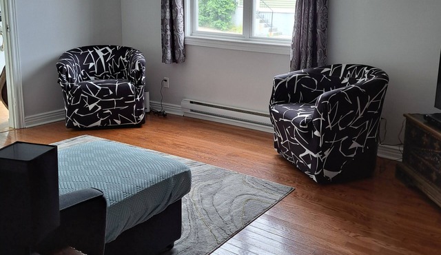 Vibrant yellow Jelly Bean Row House in the heart of downtown St. John's. Pets ok