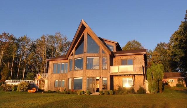 Waterfront house with private retreat panoramic views of Passamaquoddy Bay