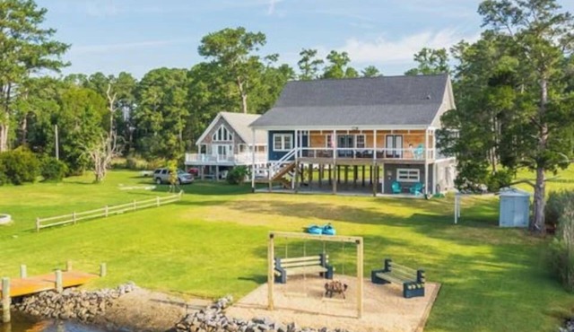 Waterfront Retreat w Dock, Firepit & Boat Access