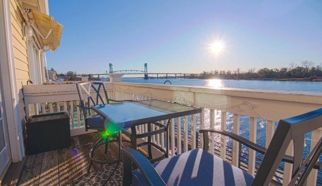Waterfront Sunset Views in Port City Wilmington NC