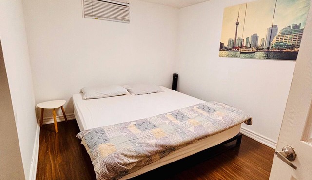 Welcome! This is a private 1-bedroom lower-level basement suite in our home.