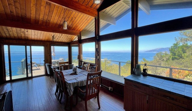 Work, write, create, or renew with a view! South Coast Big Sur; 30-NIGHT MINIMUM