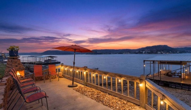 Zero-Step Dock Life with Big Views, Lake Toys, Firepit, Boat Slip at 43MM