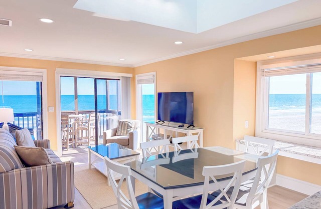 Experience Tilghman Beach and Racquet Club Unit 301! Oceanfront, Pools, Tennis, Close to Main Street!