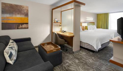 Queen Suite with Two Queen Beds and Trundle Sofa