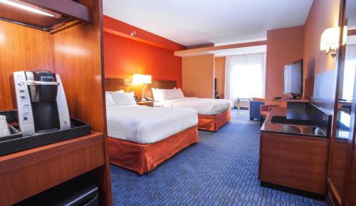 Queen Suite with Two Queen Beds and Sofa Bed