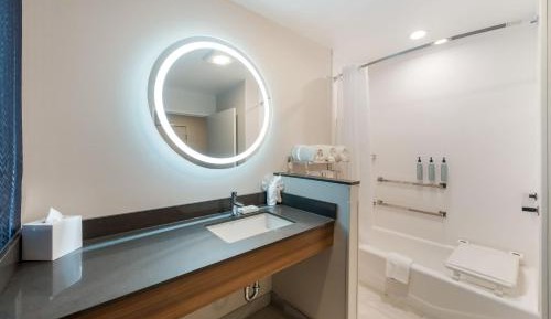 King Suite with Roll-In Shower and Sofa Bed - Mobility Access